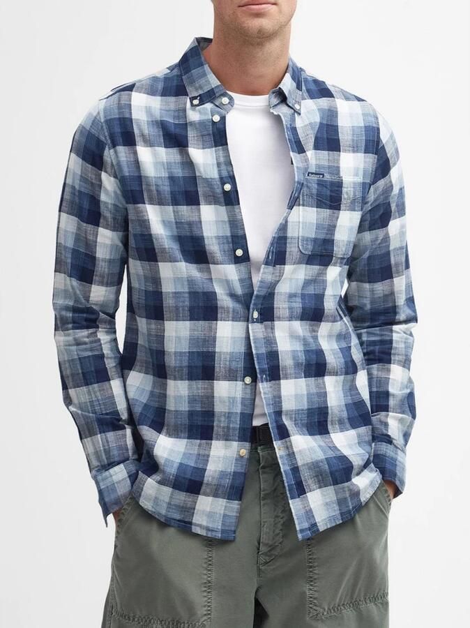 Barbour tailored fit vrijetijdsoverhemd van puur katoen - Foto 4