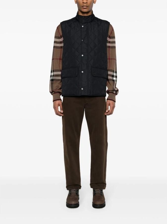 Barbour Regular fit bodywarmer met drukknopen model 'LOWERDALE GILET' - Foto 5