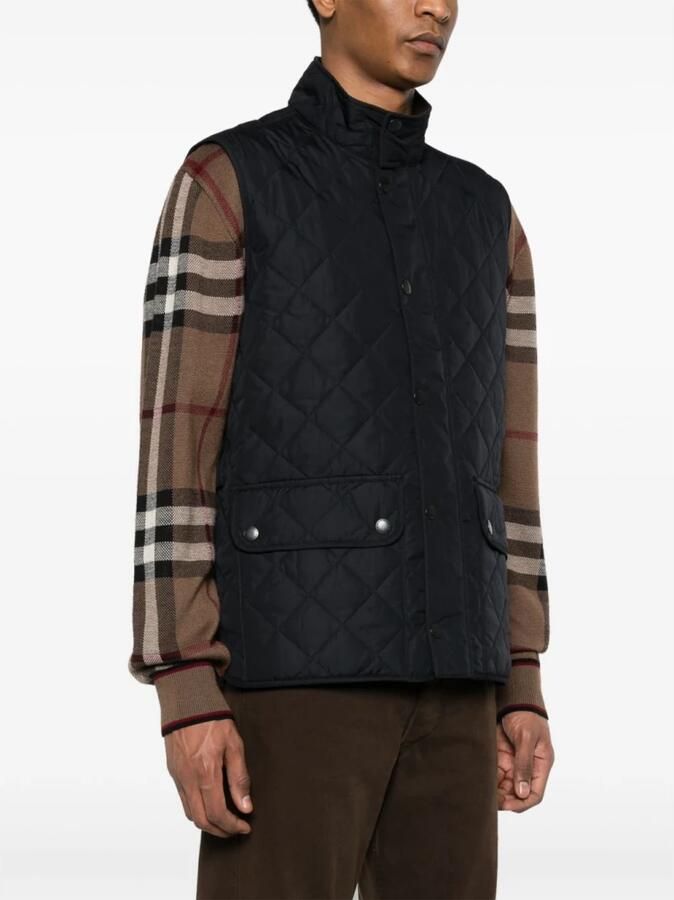 Barbour Regular fit bodywarmer met drukknopen model 'LOWERDALE GILET' - Foto 4