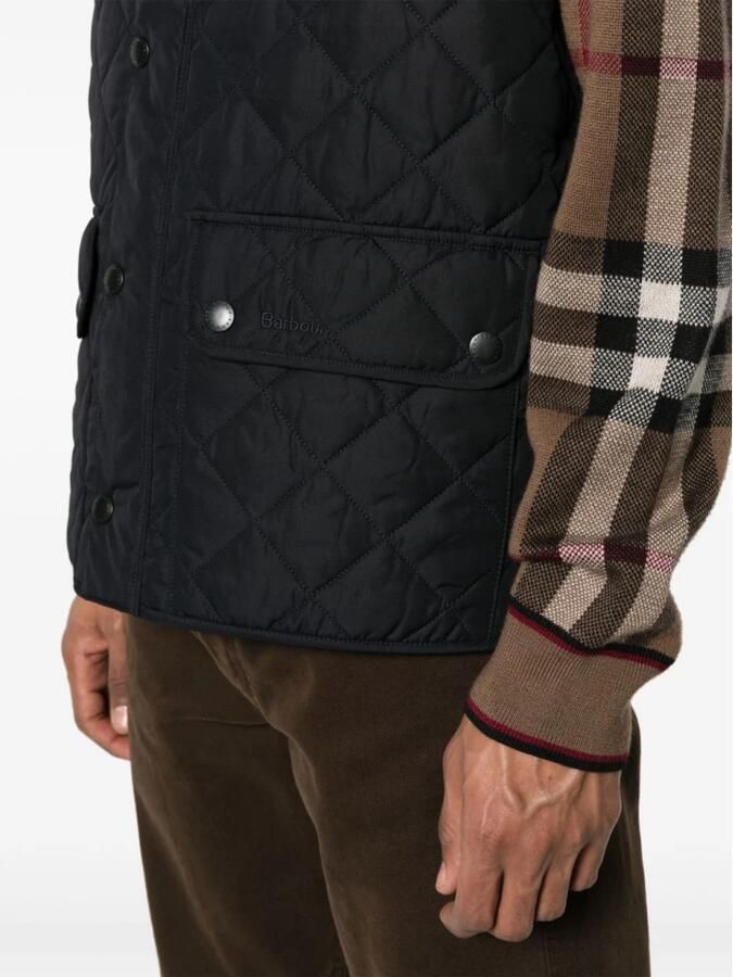 Barbour Regular fit bodywarmer met drukknopen model 'LOWERDALE GILET' - Foto 3