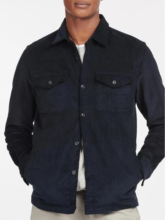 Barbour Blauwe Cord Overshirt Casual Shirt Blue Heren - Foto 2