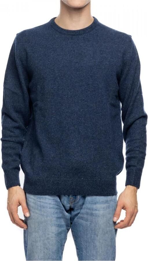 Barbour Blauwe Trui met Klassieke Ronde Hals en Opvallend Design Blue Heren - Foto 5