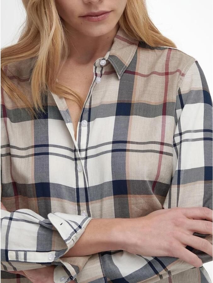 Barbour Regular fit overhemdblouse van puur katoen model 'BREDON'