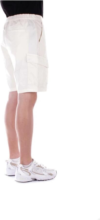 Barbour Crème Shorts Rits Knopen Zakken Beige Heren