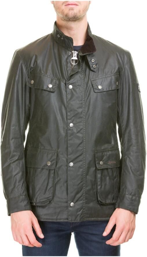 Barbour Groene Jassen met Logo en Knoopsluiting Green Heren - Foto 2