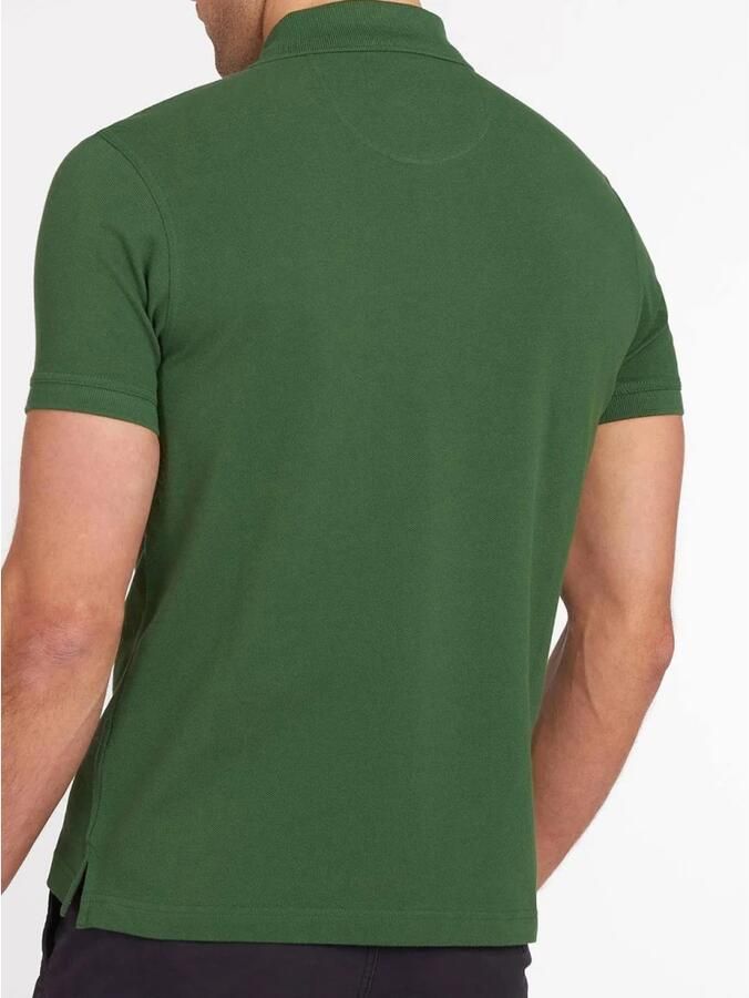 Barbour Geruite Piqué Polo voor een Casual Garderobe-update Groen Heren - Foto 2
