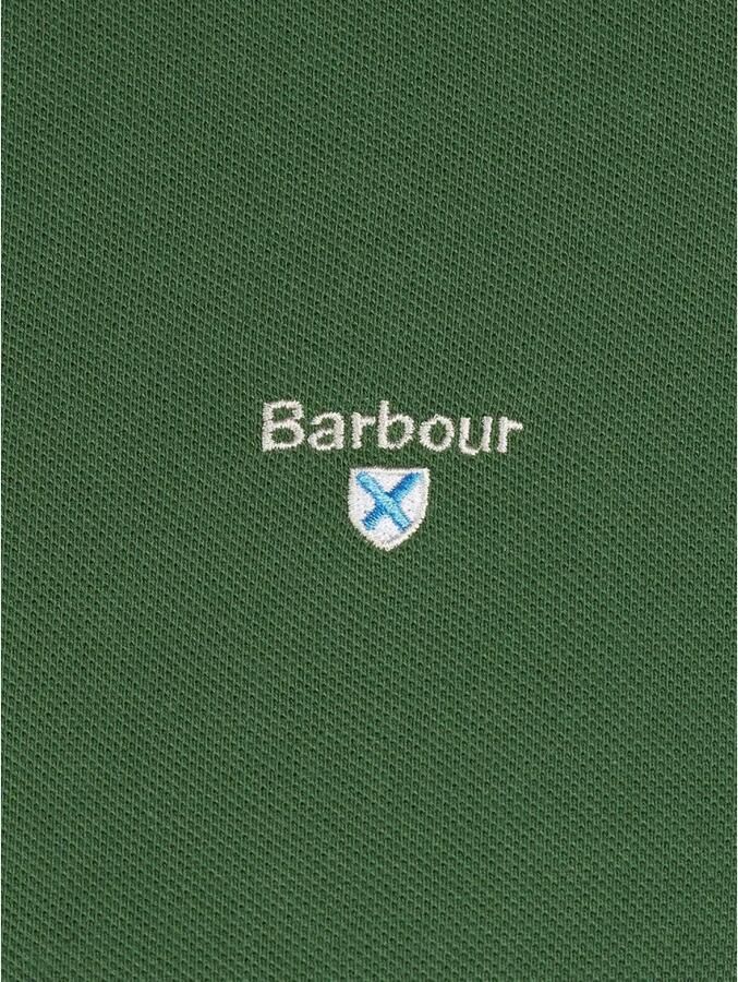Barbour Geruite Piqué Polo voor een Casual Garderobe-update Groen Heren