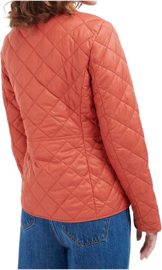Barbour Gewatteerde Deveron Jas Blijf warm en elegant Red Dames - Foto 3