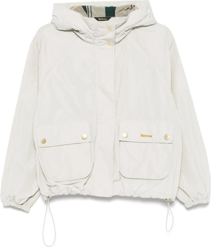 Barbour Grijze Jack met Trekkoord Capuchon Gray Dames - Foto 5