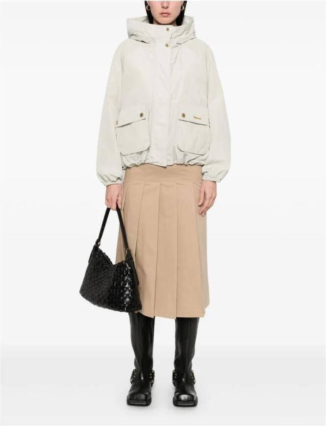 Barbour Grijze Jack met Trekkoord Capuchon Gray Dames - Foto 4
