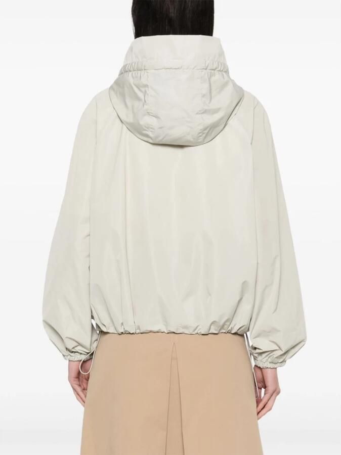 Barbour Grijze Jack met Trekkoord Capuchon Gray Dames - Foto 3