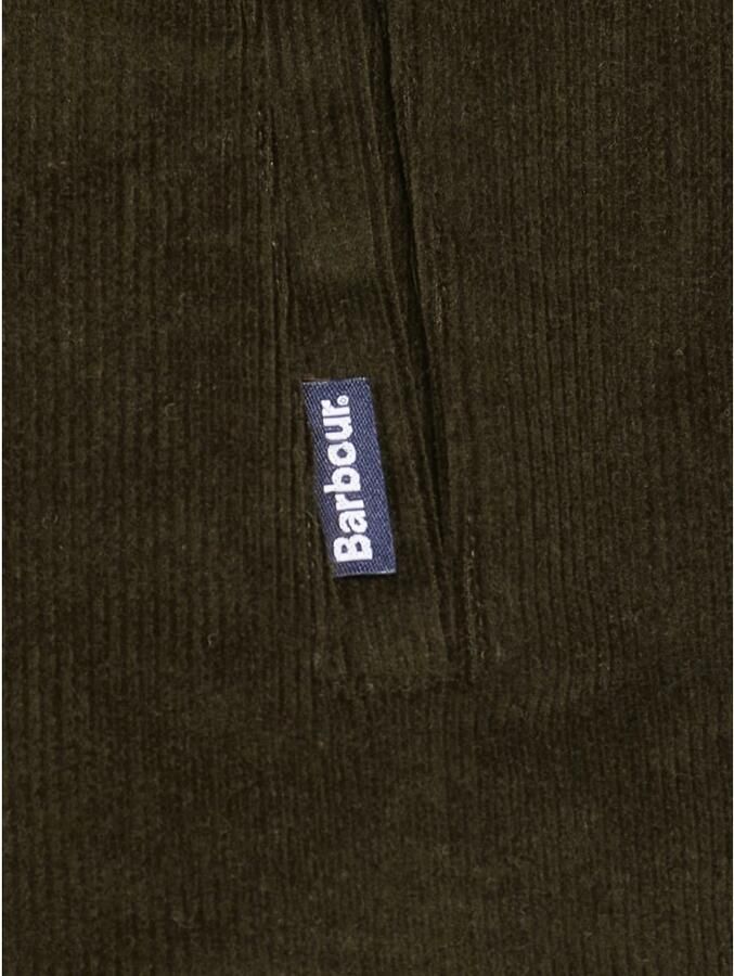 Barbour Groene Cord Overshirt Jas Stijlvol Verfijnd Green Heren