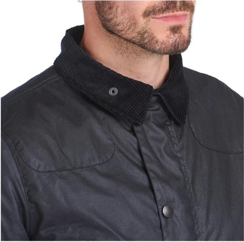 Barbour Groene Katoenen Field Jacket met Ritssluiting en Knoopsluiting Green Heren - Foto 2