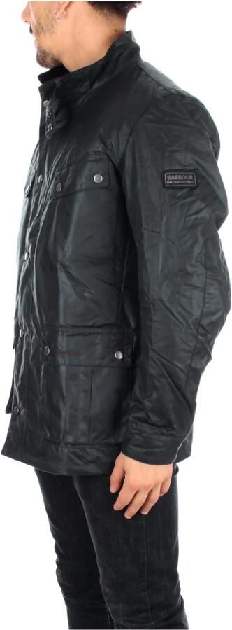 Barbour Groene Jassen met Logo en Knoopsluiting Green Heren - Foto 5