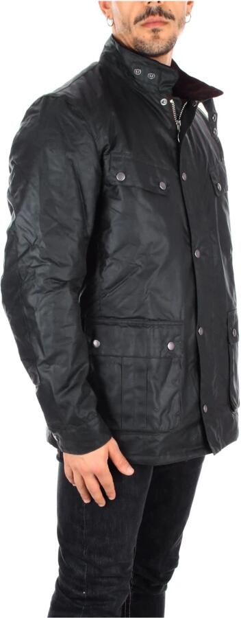 Barbour Groene Jassen met Logo en Knoopsluiting Green Heren - Foto 4