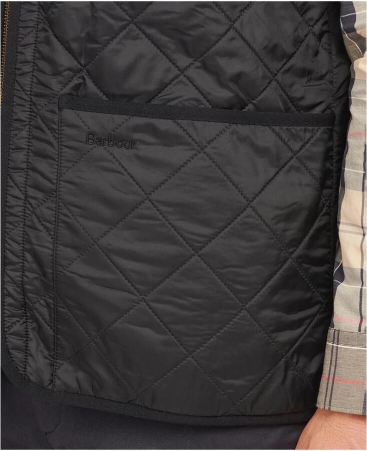 Barbour Gewatteerd mouwloos jack Mli0002 Black Heren - Foto 8