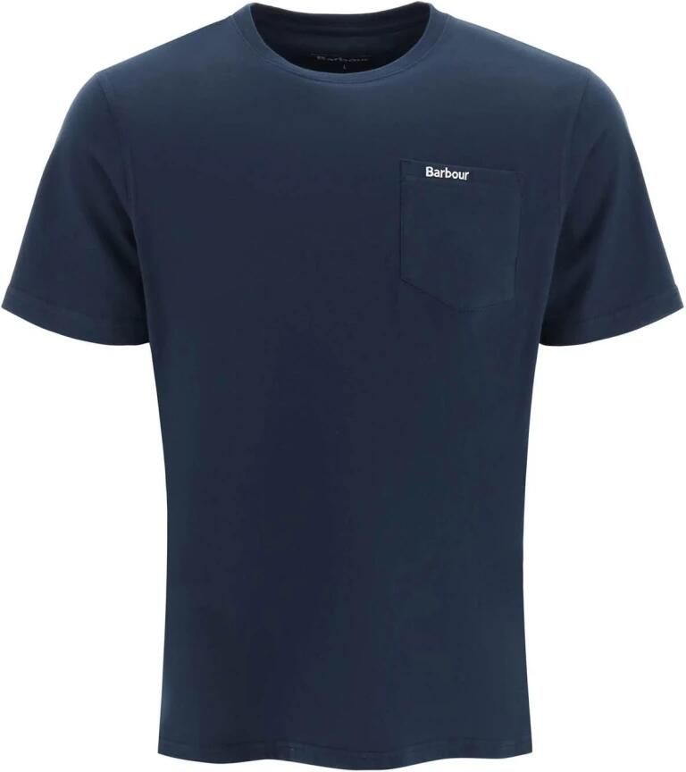 Barbour Klassiek T-shirt met borstzak Blue Heren - Foto 5