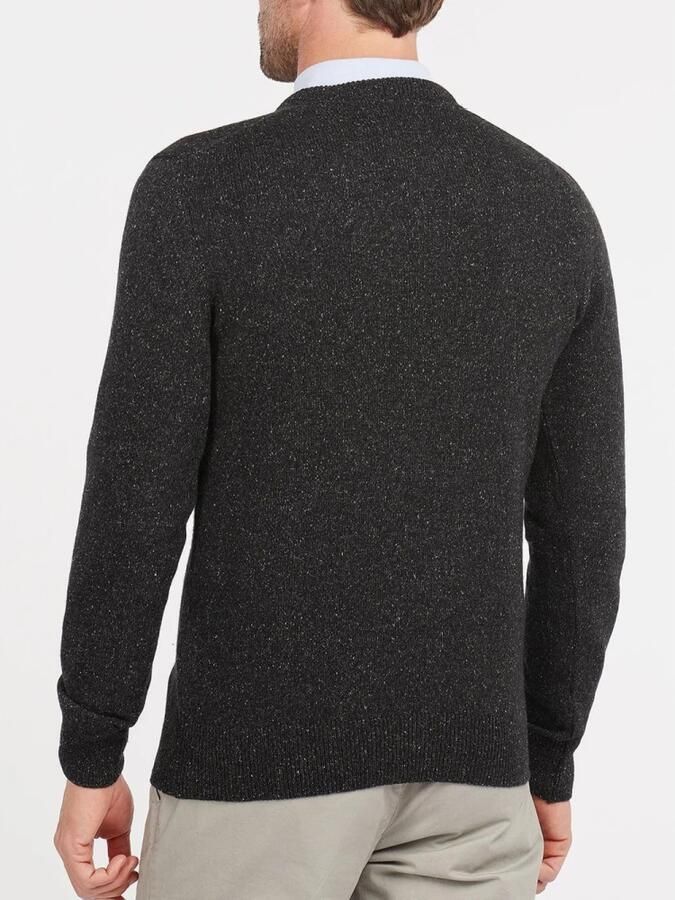 Barbour Essential Tisbury Heren Wollen Trui Black Heren - Foto 7