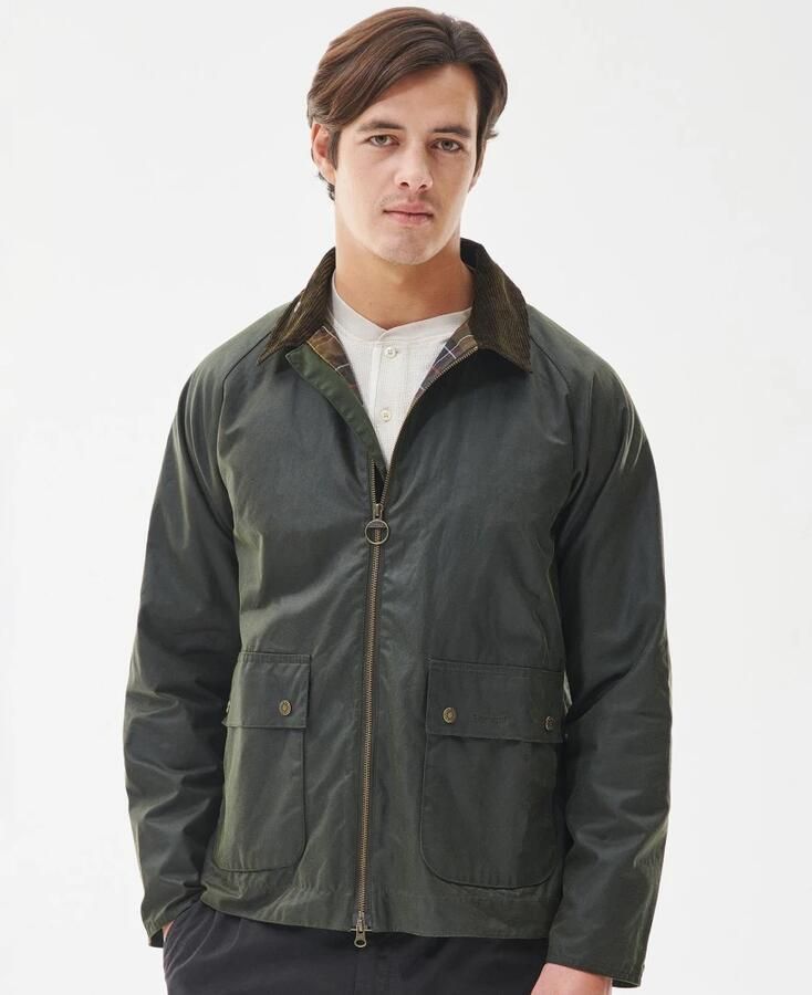 Barbour Groene Wax Short Bedale Jassen Groen Heren - Foto 6