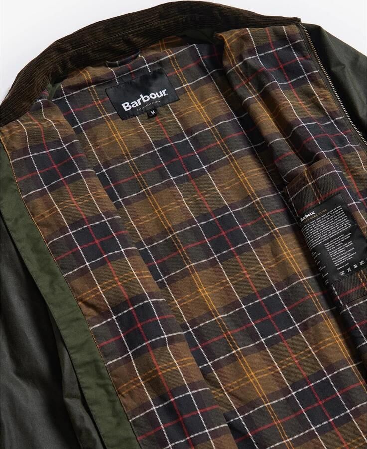 Barbour Groene Wax Short Bedale Jassen Groen Heren