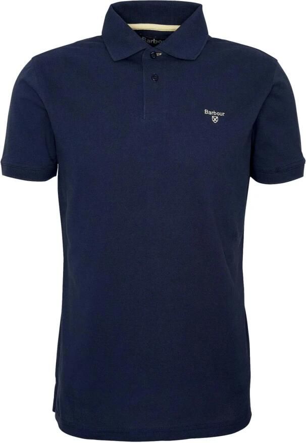 Barbour Lichtgewicht Polo Sports in New Navy Blue Heren - Foto 6