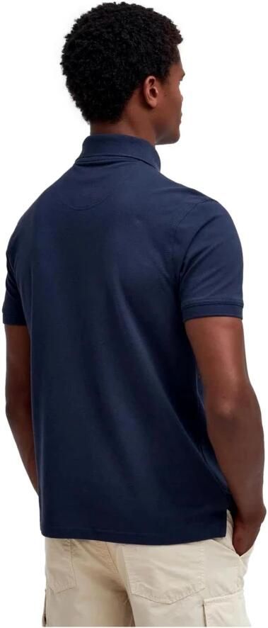Barbour Lichtgewicht Polo Sports in New Navy Blue Heren - Foto 4
