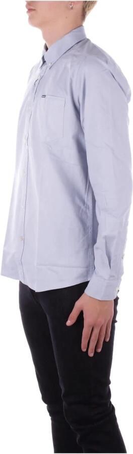 Barbour Logo Front Button Shirt Blue Heren - Foto 4