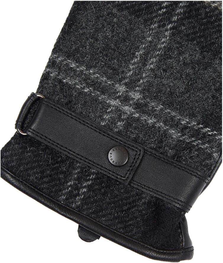 Barbour Leren handschoenen met verstelbaar trensje model 'NEWBROUGH'