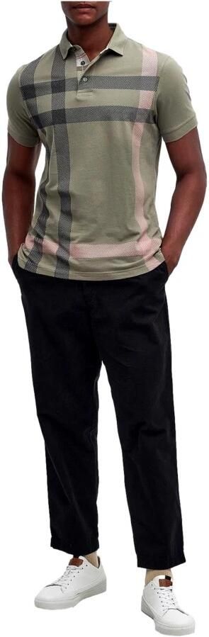 Barbour Oversized Tartan Polo voor Heren Green Heren - Foto 5