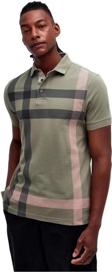 Barbour Oversized Tartan Polo voor Heren Green Heren - Foto 4