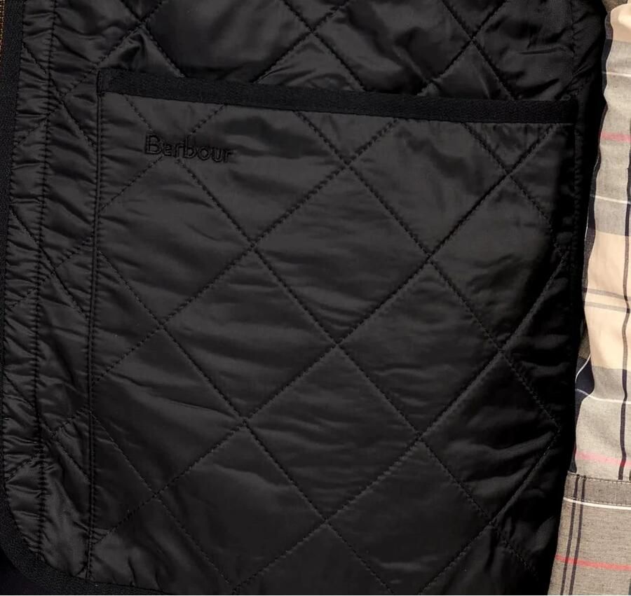 Barbour Gewatteerd mouwloos jack Mli0002 Black Heren - Foto 6