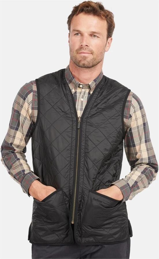 Barbour Gewatteerd mouwloos jack Mli0002 Black Heren - Foto 11