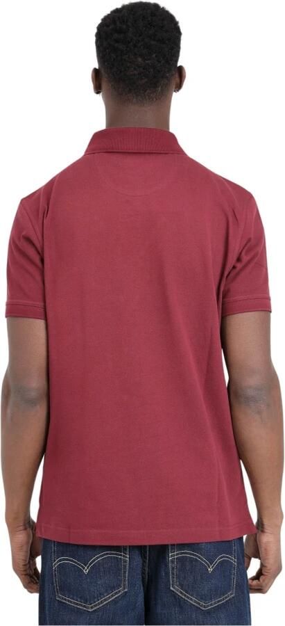 Barbour Polo Shirt Tartan Pique Polo Red Heren - Foto 6