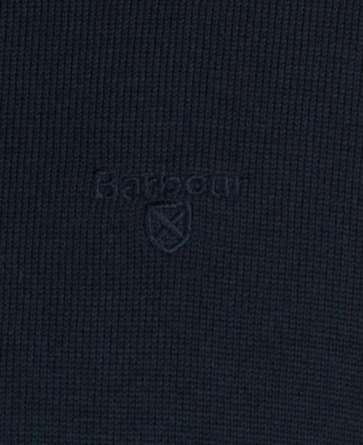 Barbour Blauwe Wol Crewneck Trui Blue Heren - Foto 3