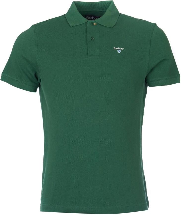 Barbour Sport Polo Shirt Green Heren