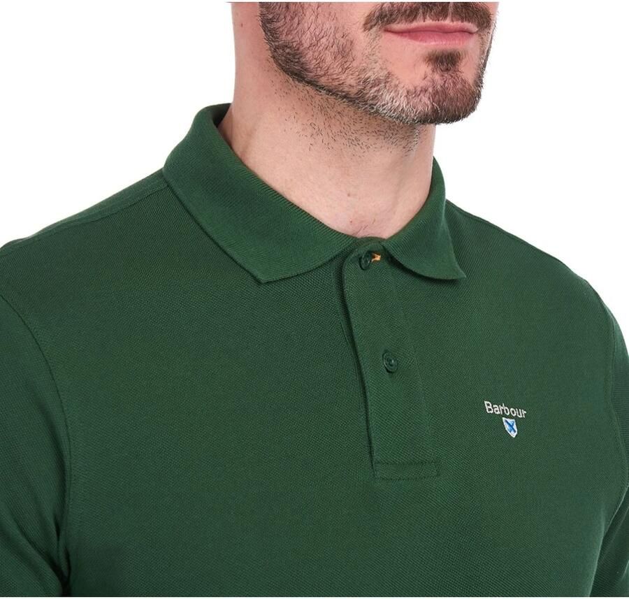 Barbour Sport Polo Shirt Green Heren - Foto 2