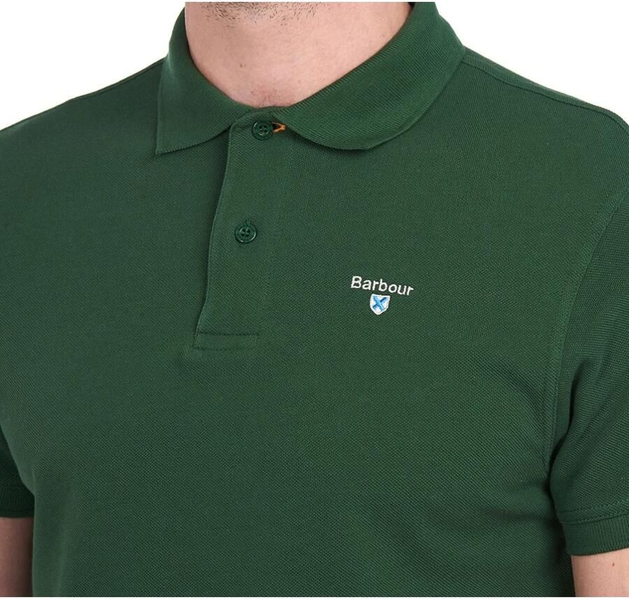 Barbour Sport Polo Shirt Green Heren - Foto 3