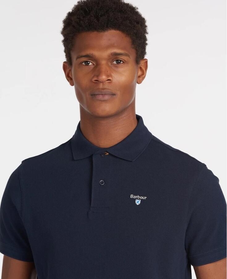 Barbour Sportief katoenen poloshirt met geborduurd logo Blue Heren - Foto 2