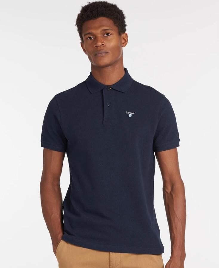 Barbour Sportief katoenen poloshirt met geborduurd logo Blue Heren - Foto 4