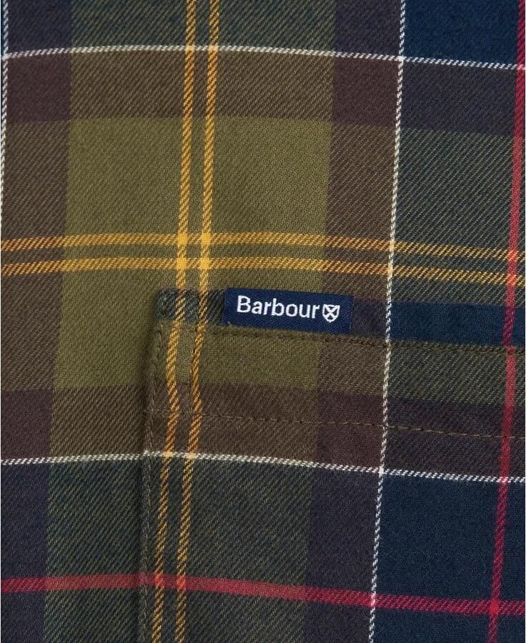 Barbour Groene Fortrose Getailleerde Overhemd Groen Heren - Foto 5
