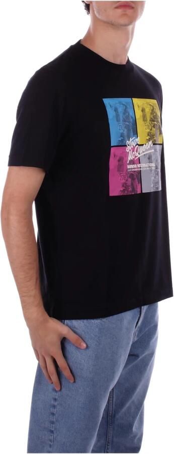 Barbour T-shirt met logo op de voorkant regular fit Black Heren - Foto 2