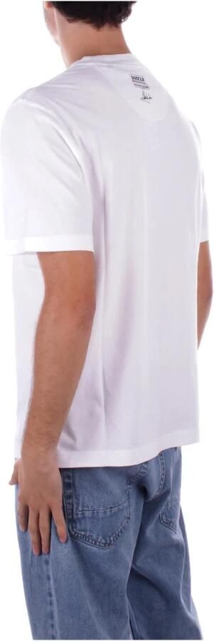 Barbour T-shirt met logo op de voorkant White Heren - Foto 4