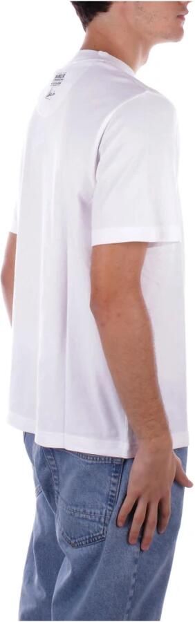 Barbour T-shirt met logo op de voorkant White Heren - Foto 5