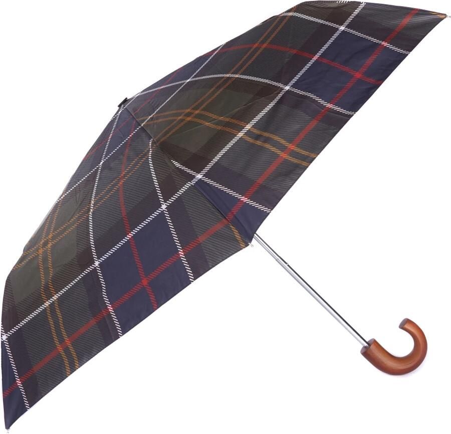 Barbour Tartan Paraplu voor Mannen en Vrouwen Meerkleurig Unisex