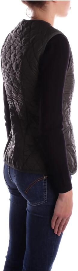 Barbour Gewatteerd nylon vest met ritssluiting Green Dames - Foto 8