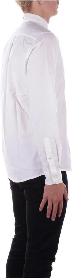 Barbour Wit Logo Voor Knoop Shirt White Heren - Foto 3