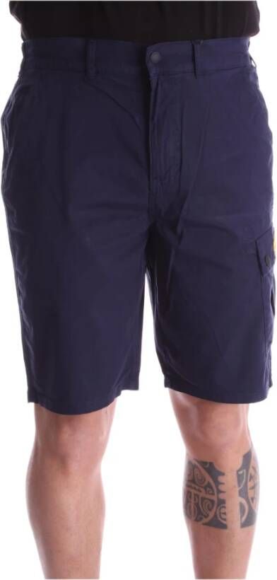 Barbour Blauwe Casual Shorts met Logo Blauw Heren