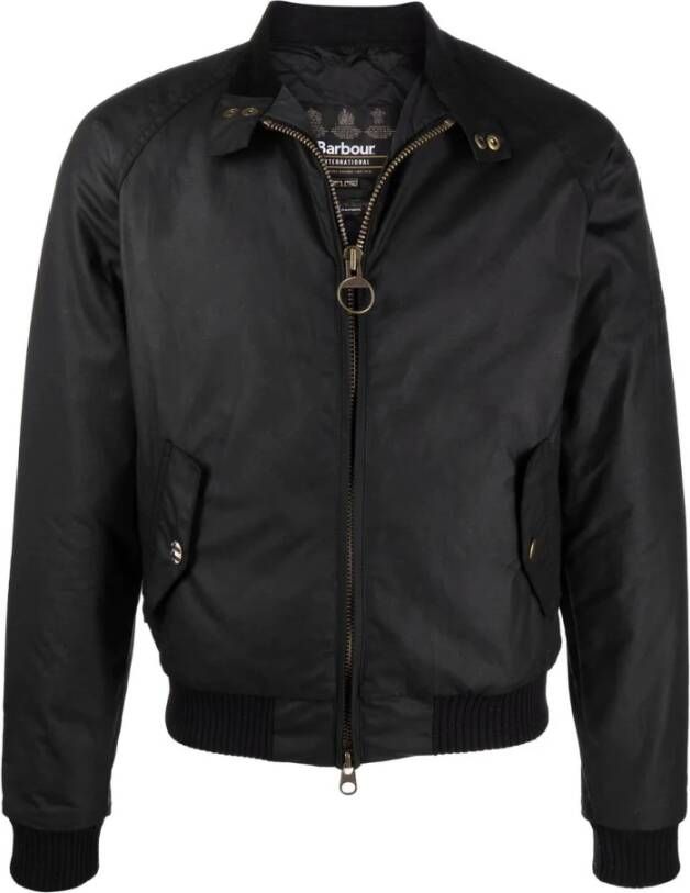 Barbour Merchant Wax Jacket Zwart Black Heren