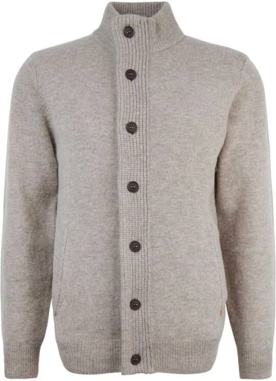 Barbour Cardigan met rits Model Mkn0731St16 Grijs Heren