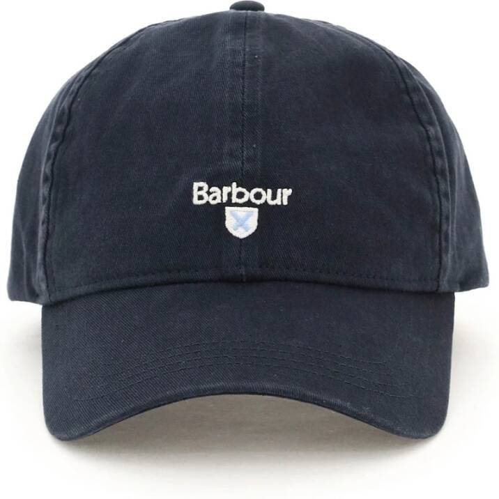 Barbour Cascade Katoenen Twill Baseballpet Blauw Heren
